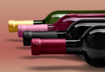 Fototapeta premium Wine bottle.