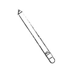 eye pencil makeup equipment icon over white background. vector illustration