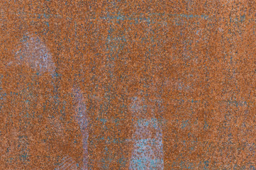 Old rusty metal sheet