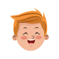 Boy cartoon icon. Kid childhood little and people theme. Isolated design. Vector illustration