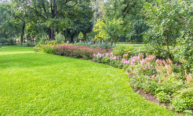 Bernardine Gardens park in the center of Vilnius
