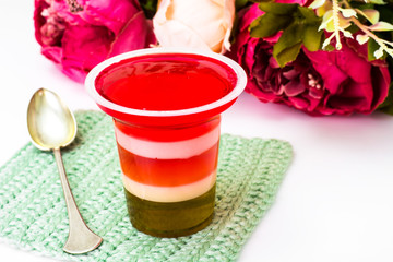 Fruit jelly puff