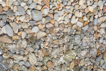Pebble background pattern from Greece