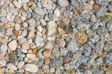 Pebble background pattern from Greece