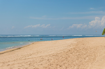 Nusa Dua beach in Bali, Indonesia