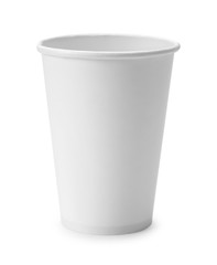 White Paper Cup Side View