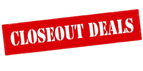Closeout deals