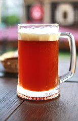  a glass of beer
