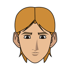 Man icon. Male avatar person people and human theme. Isolated design. Vector illustration
