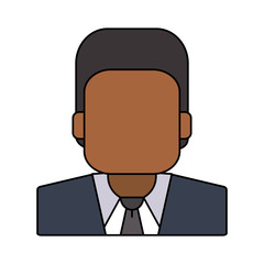 Man icon. Male avatar person people and human theme. Isolated design. Vector illustration