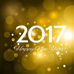 Beautiful Happy New Year 2017 background