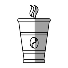 Coffee mug icon. Drink breakfast beverage and restaurant theme. Isolated design. Vector illustration