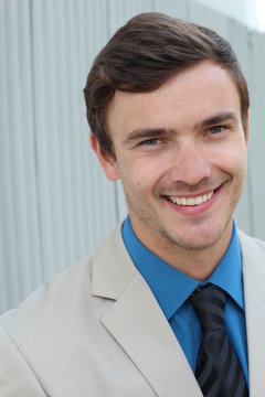 Businessman Smiling, Men, Business.