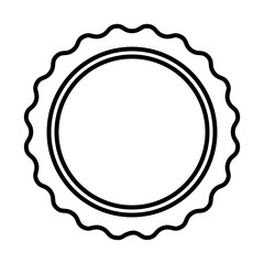 isolated ribbon award Design Vector illustration, white background