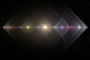 Diamond fractal background