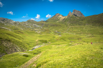 Pyrenees mountains frontera del Portalet, Huesca, Aragon, Spain