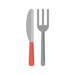 utensils kitchen fork and knife vector illustration eps 10