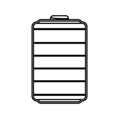 Rechargeable electric battery icon vector illustration graphic design