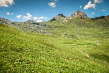 Pyrenees mountains frontera del Portalet, Huesca, Aragon, Spain