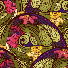 Vector Seamless Floral Pattern