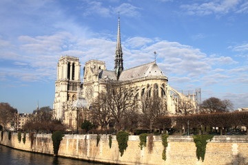 Fototapeta na wymiar Notre-Dame Cathedral - Paris - France