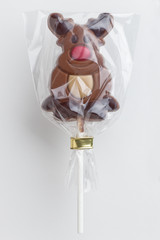 christmas chocolate lollipop