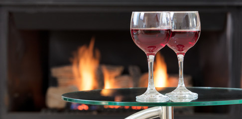 Red wine for the romantic occasion