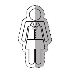 businesswoman avatar isolated icon vector illustration design
