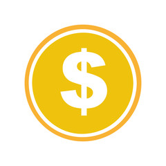 coin money isolated icon vector illustration design