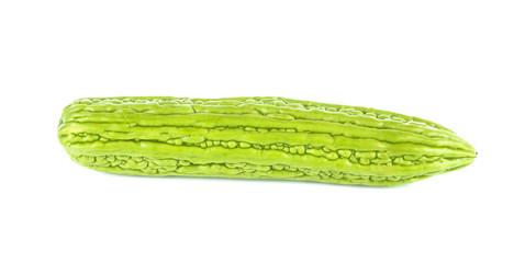 Bitter gourd on a white background