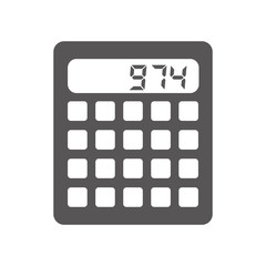 calculator math isolated icon vector illustration design