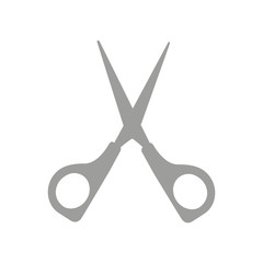 scissors silhouette isolated icon vector illustration design