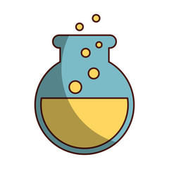tube test isolated icon vector illustration design