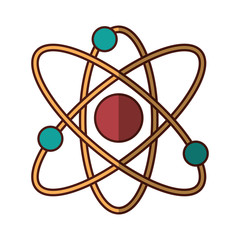 molecule structure isolated icon vector illustration design