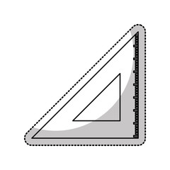 rule school supply icon vector illustration design