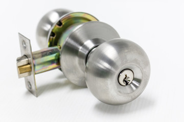 Door Knobs on wood door