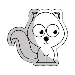 cute cat tender character vector illustration design