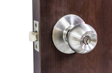 Door Knobs on wood door