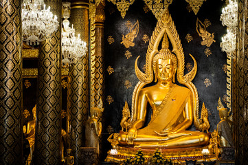 Phra Phut Chin Na Rat at Wat Phra Sri Rattana Mahathat Temple, Phitsanulok, Thailand