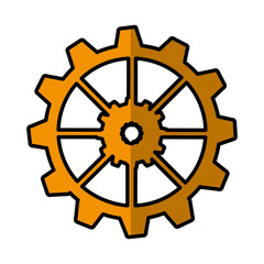 gears machine isolated icon vector illustration design