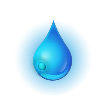 Water drop logo icon vector design