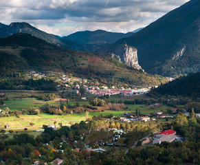 Fototapeta na wymiar Castellane Alpes-de-Haute-Provence, France