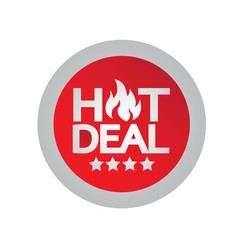 hot deal icon illustration design