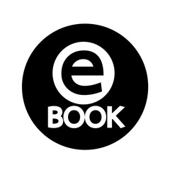 E-Book icon illustration design