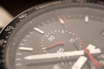 Detail of watch machinery.