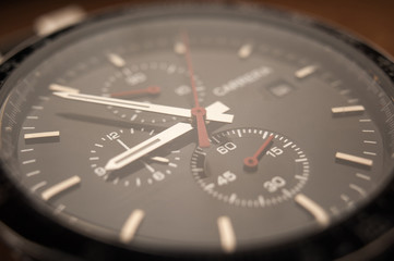 Fototapeta premium Detail of watch machinery.