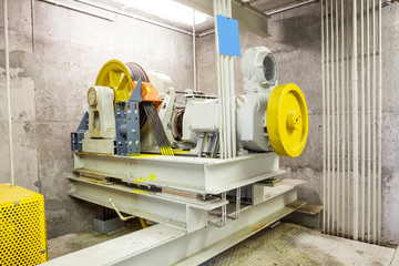 motor of the elevator © denboma