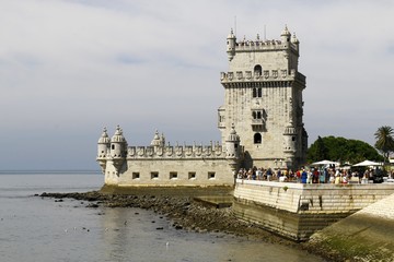 Fototapeta na wymiar Tour de Belem Portugal Lisbonne