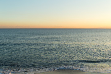 Sea and sunset