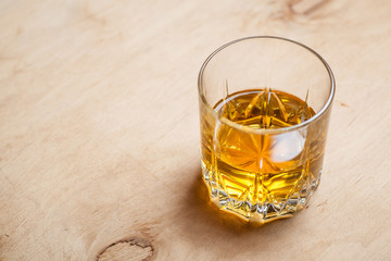 Glass of whiskey
